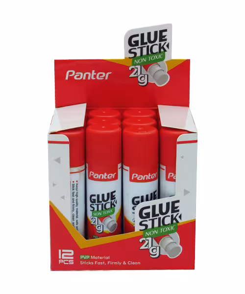 چسب ماتیکی  پنتر 21 گرم بسته(12عددی)