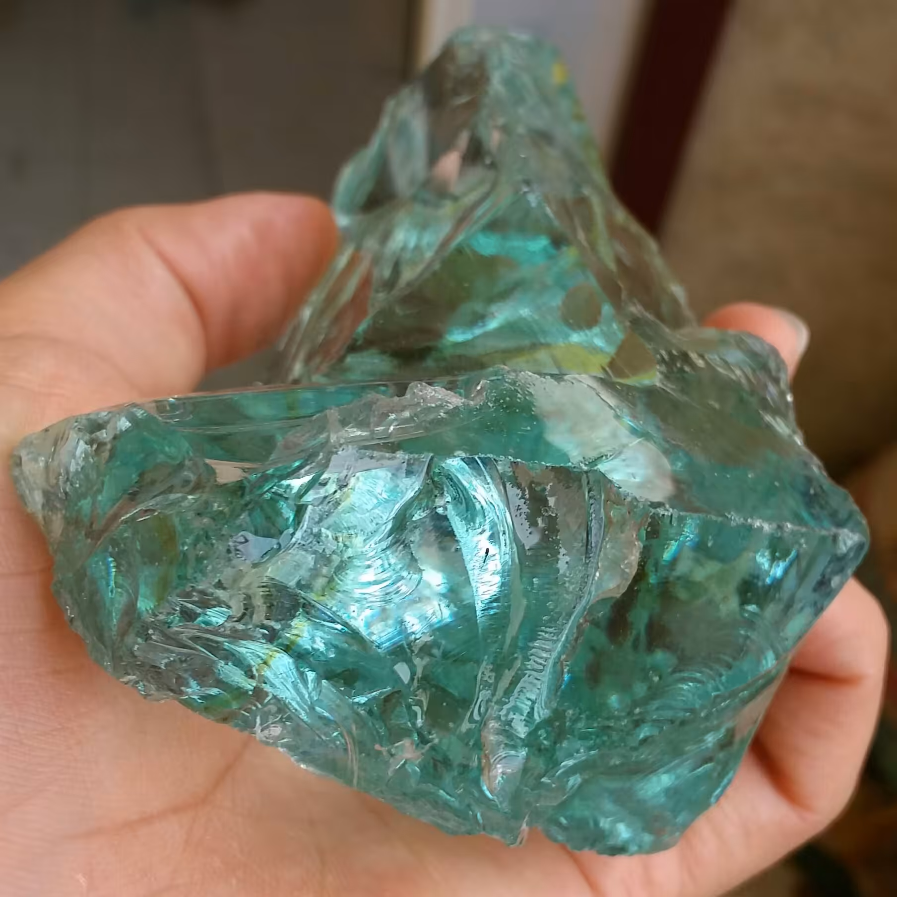 سنگ راف خام غووولپیکر آبسیدین سبز آبی اصل محشر صد در صد طبیعی خارق العاده شاااهکار خلقت
با قابلیت ساخت چندین نگین دیددنی