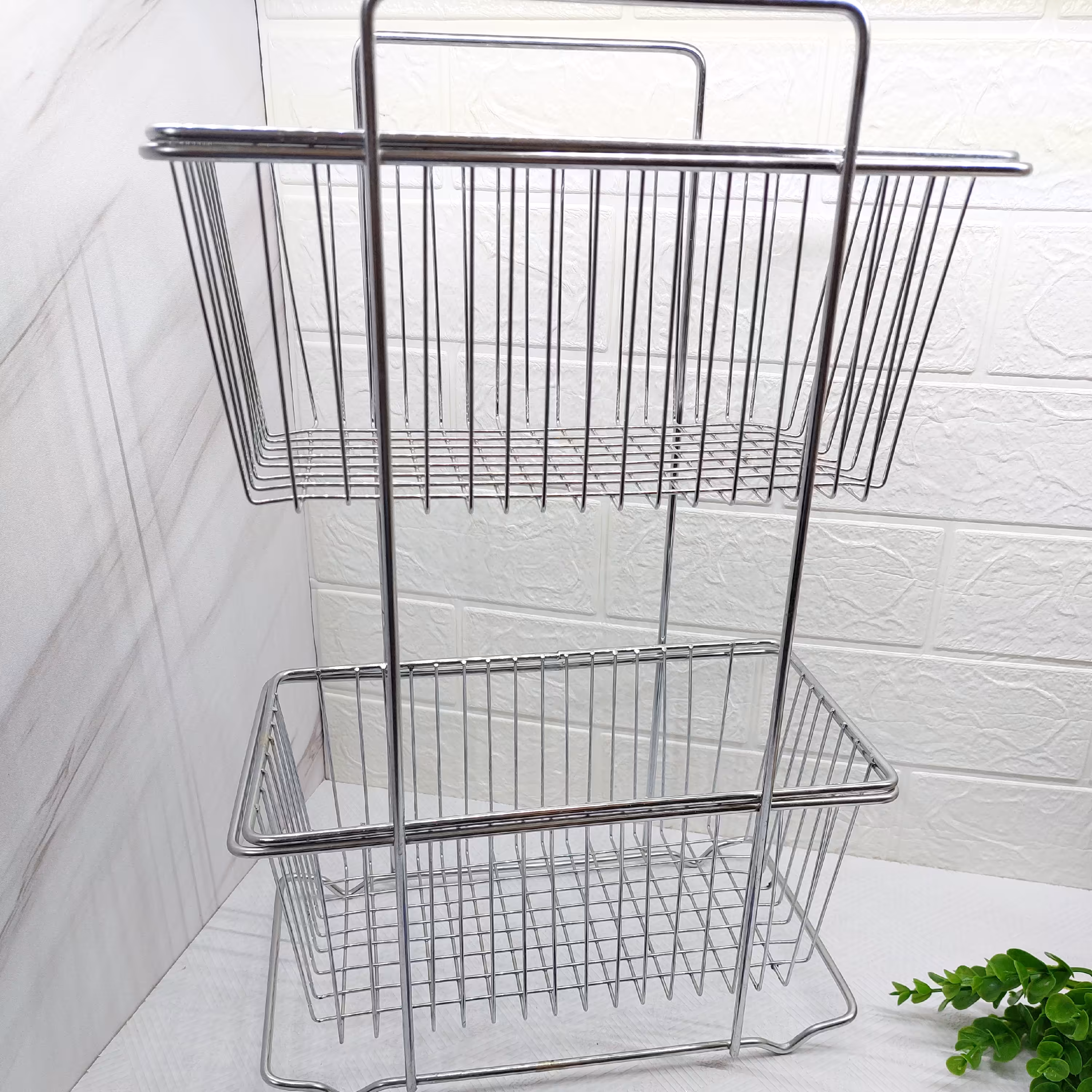 جا پیاز و سیب زمینی مستطیل استیل کندو دکور