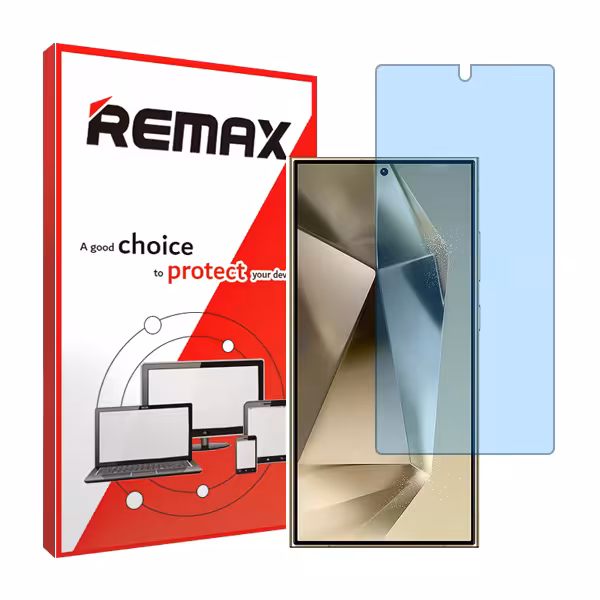 گلس سامسونگ Galaxy S24 Ultra مدل آنتی بلو برند ریمکس کد S