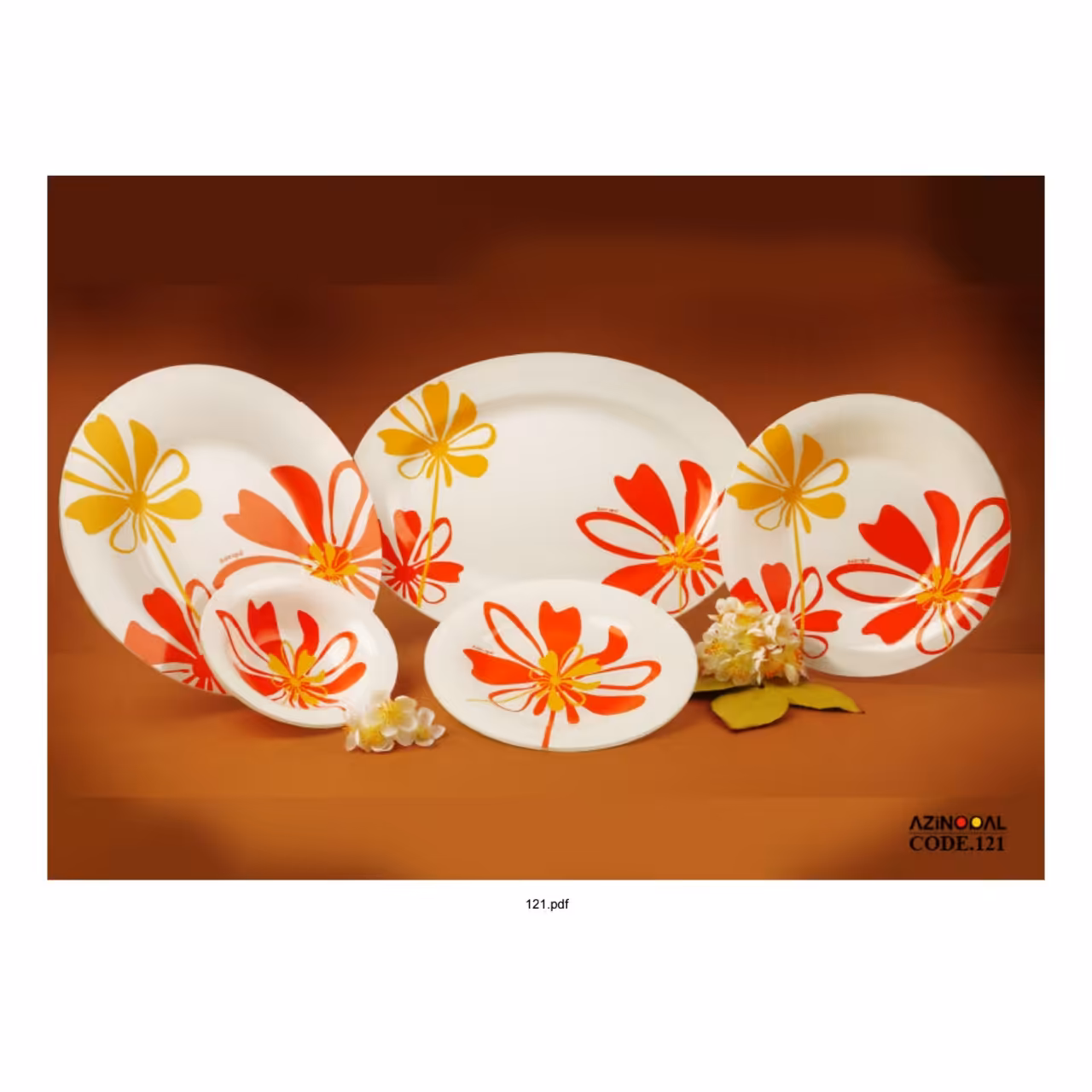 سرویس غذاخوری آذین اوپال کد 121