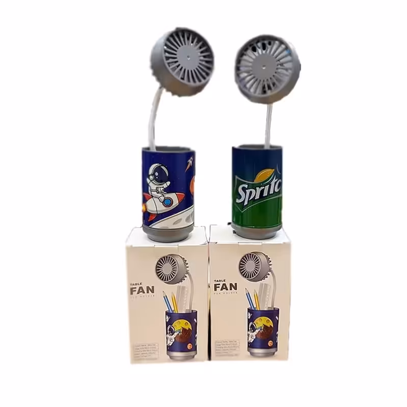 پنکه رومیزی و جا مدادی طرح پپسی | amazonchi