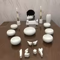 هفت سین بتنی و بیس خام