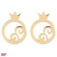 گوشواره طلا 18 عیار رزا مدل EG14