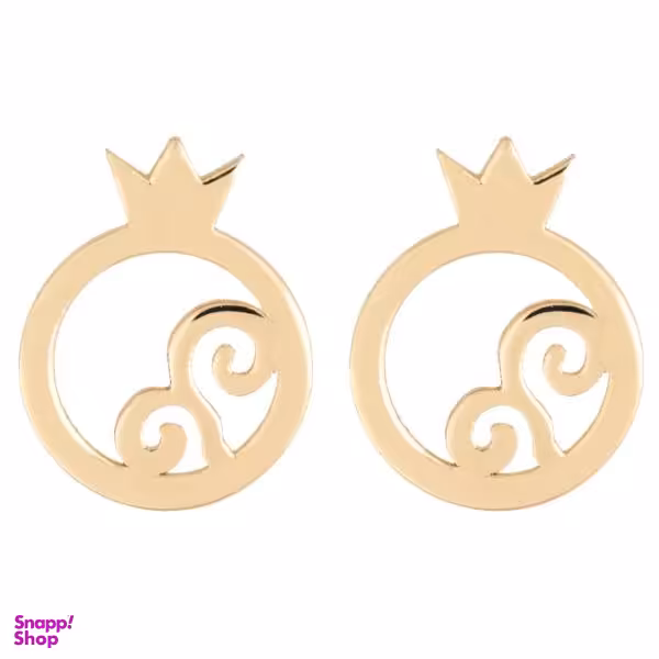 گوشواره طلا 18 عیار رزا مدل EG14