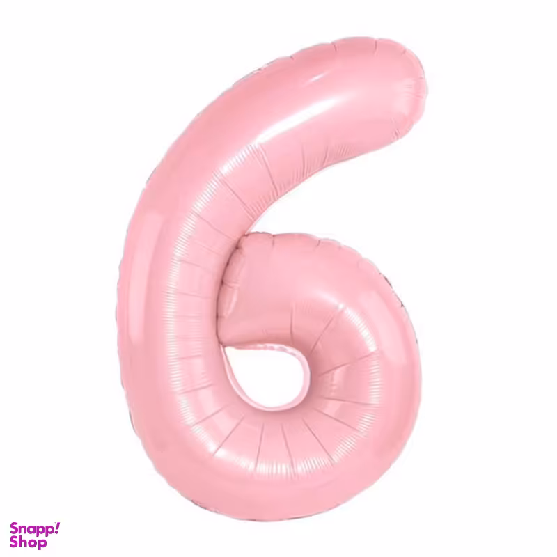 بادکنک فویلی طرح عدد ۶ کد KP03