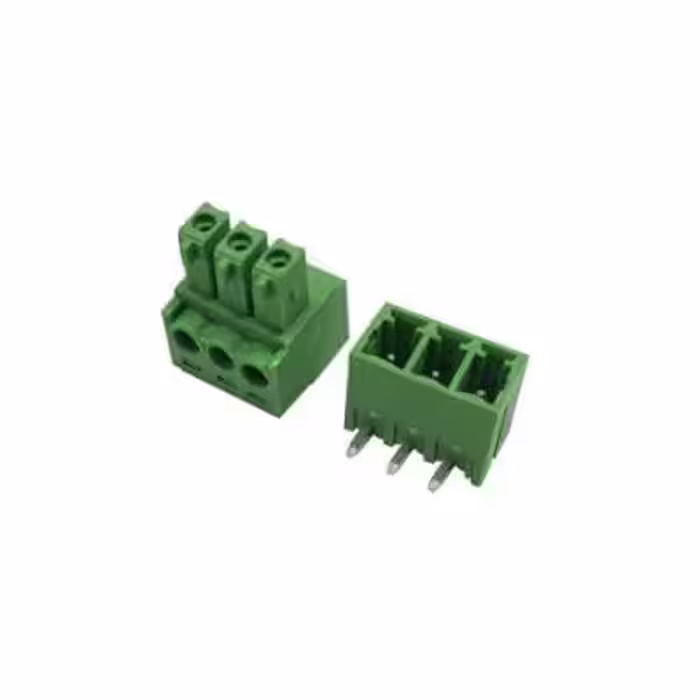 مجموعه 12 عددی ترمینال کشویی فونیکس 3 پین 3.81mm رایت سبز