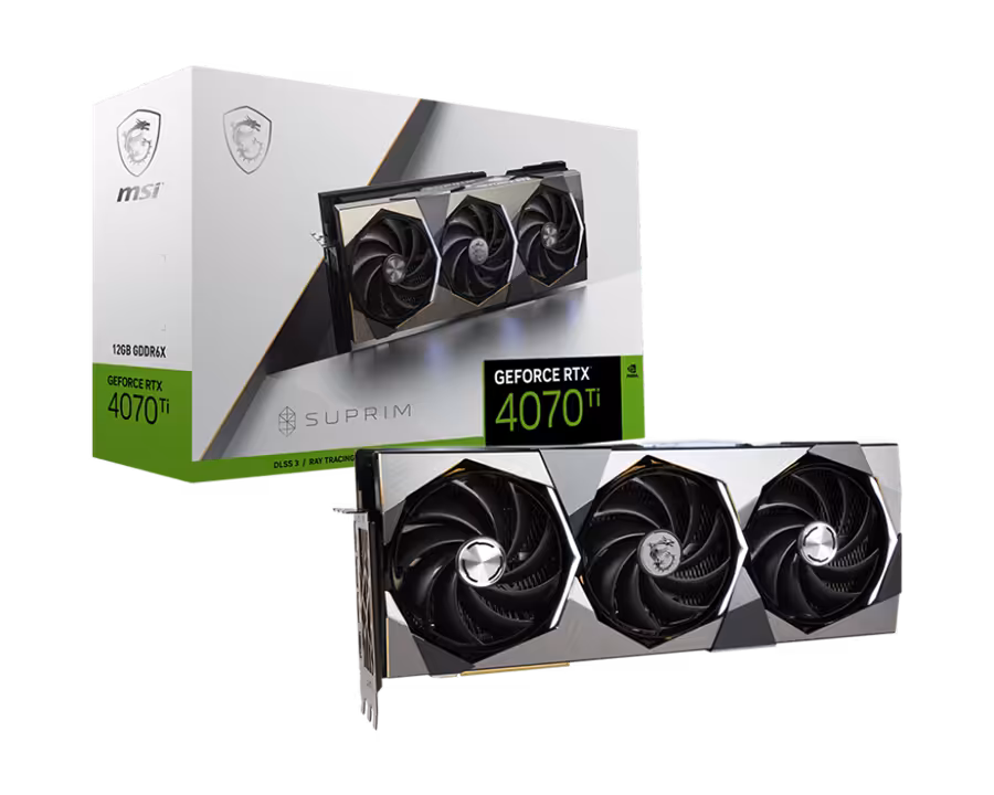 کارت گرافیک  ام اس آی مدل GeForce RTX™ 4070 Ti SUPRIM 12G با حافظه 12 گیگابایت