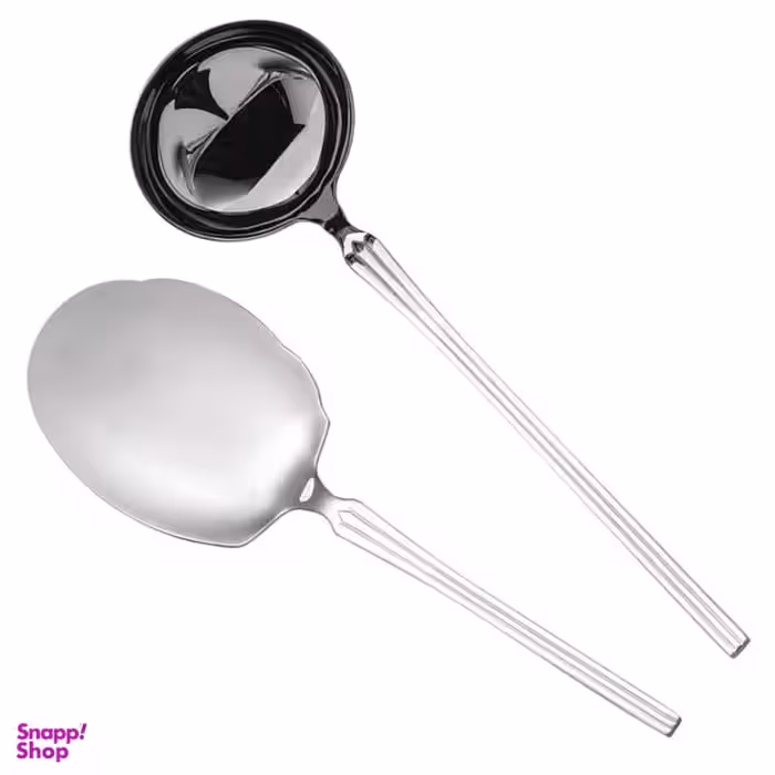 سرویس کفگیر و ملاقه 2 پارچه جی فی نی مدل 03