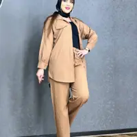 مانتو شلوار زنانه کراش آیوا مدل ست آیوا