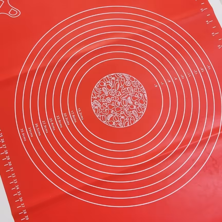 صفحه سیلیکون بزرگ ابعاد 45در64 وزن 264 گرم قرمز رنگ 