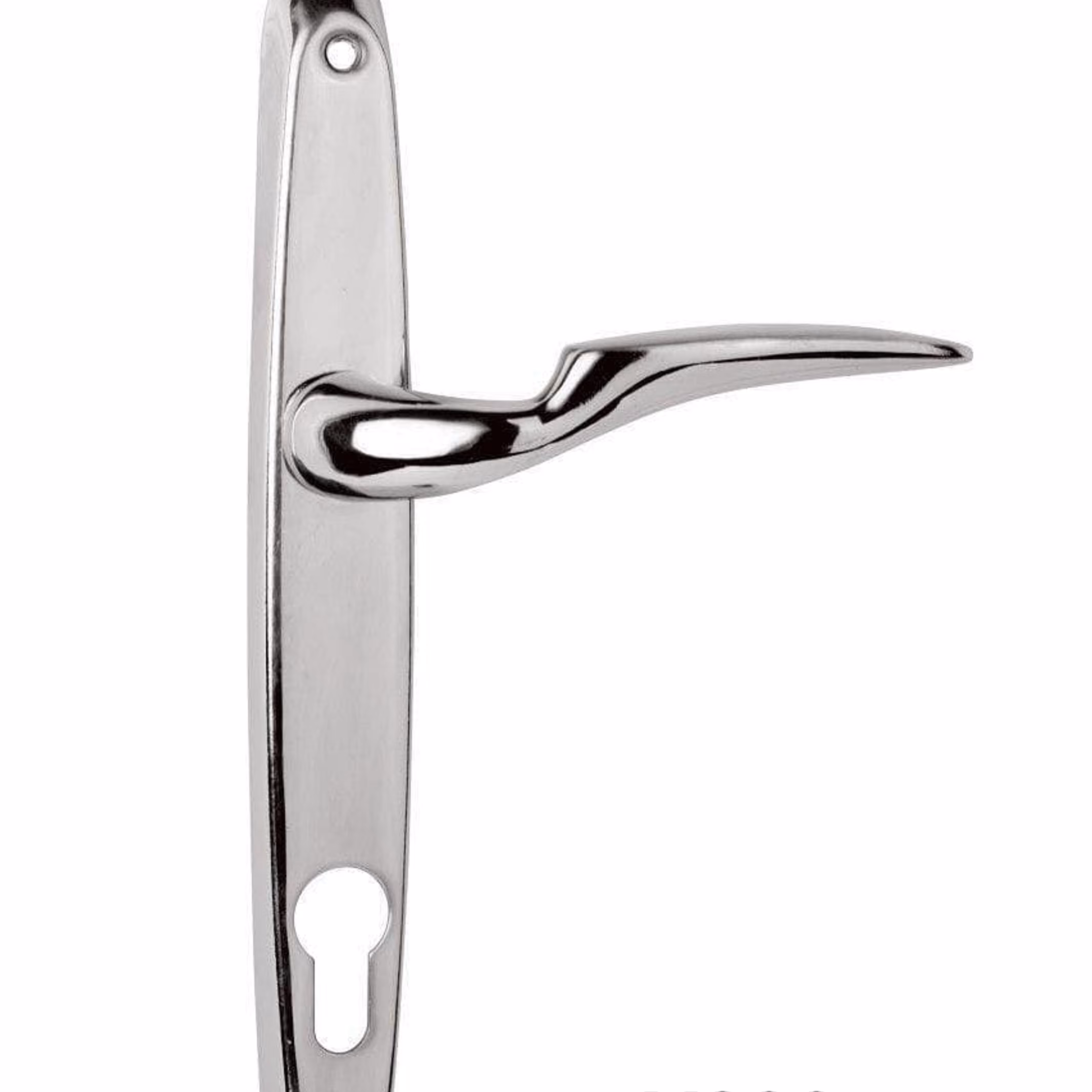 دستگیره پلاک عرض 2.5 مدل وی 800سوییچی کروم افران  بسته 5 دستی