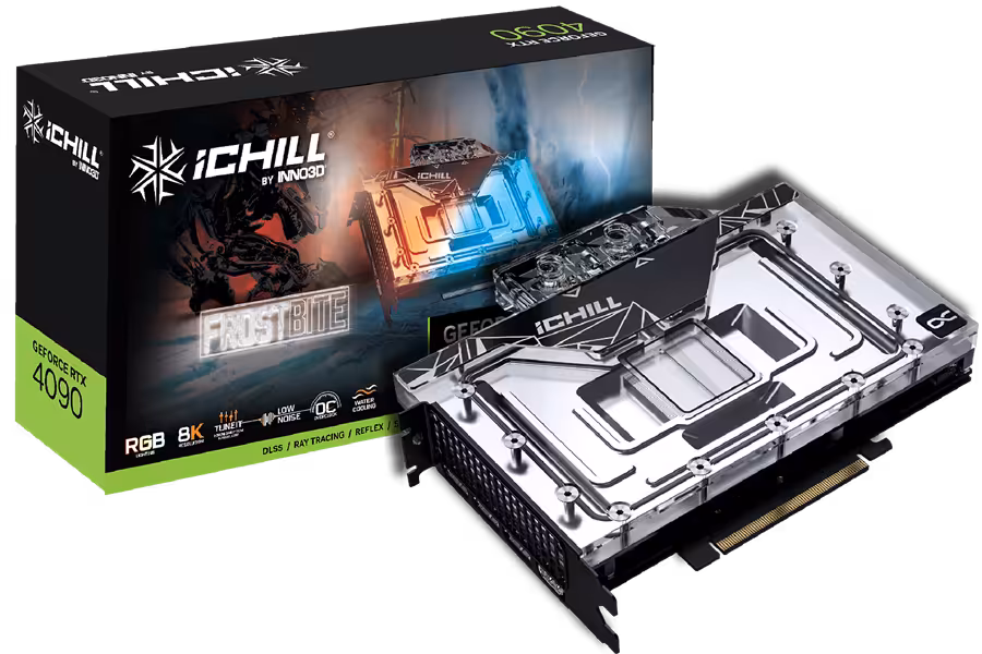 کارت گرافیک  اینو تری دی مدل GEFORCE RTX 4090 ICHILL FROSTBITE حافظه 24 گیگابایت
