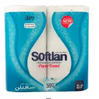 دستمال حول سافتلن 4رول نرم ومقاوم 