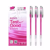 روان نویس خارجی صورتی لاوین Test good نوک 0.5 نرم و روان Lovein