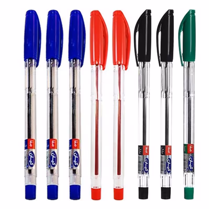 خرید خودکار صفا مدل کیان نوک 1 میلی متری بسته 8 عددی