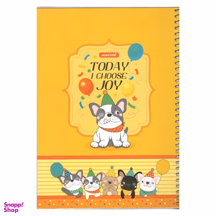 دفتر سیمی 60 برگ نهال (Nahal) طرح فانتزی کد 4_9625