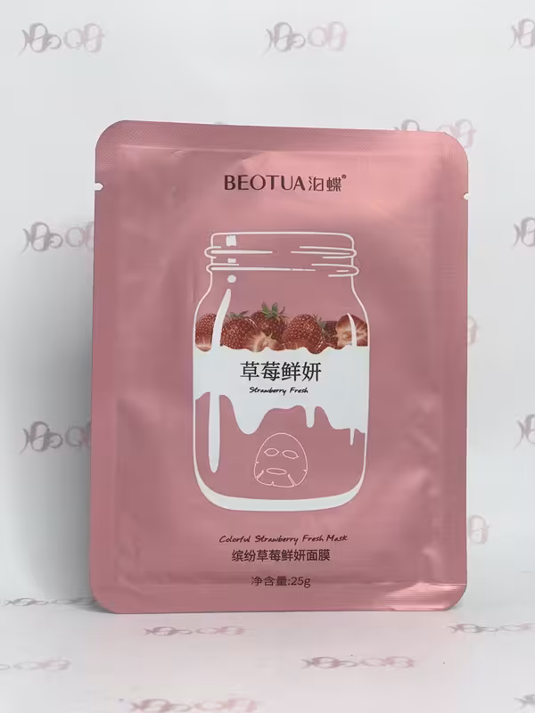ماسک نقابی شیر توت فرنگی بئوتوآ حجم 25 گرم - BEOTUA