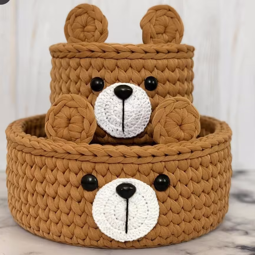 ست سبد تریکو خرسی