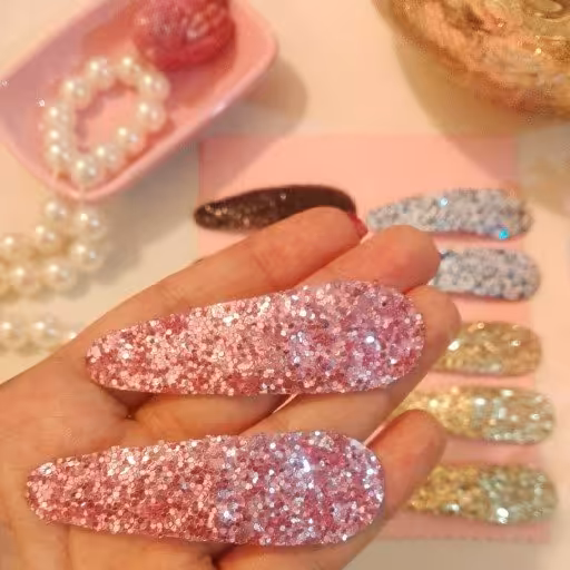 گیره  پارچه چرم اکلیلی 