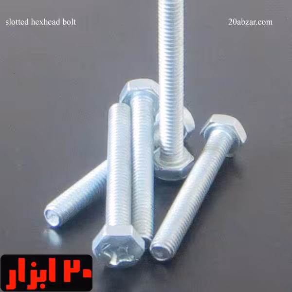 بسته 20 عددی پیچ چهارسو سر شش گوش قطر 4 میلی متر طول 30 میلی متر سایز 30×4