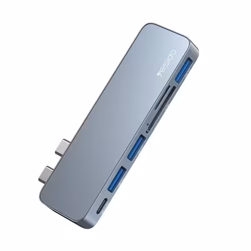 هاب 6 پورت یسیدو Yesido HB10 HUB Adapter USB-C