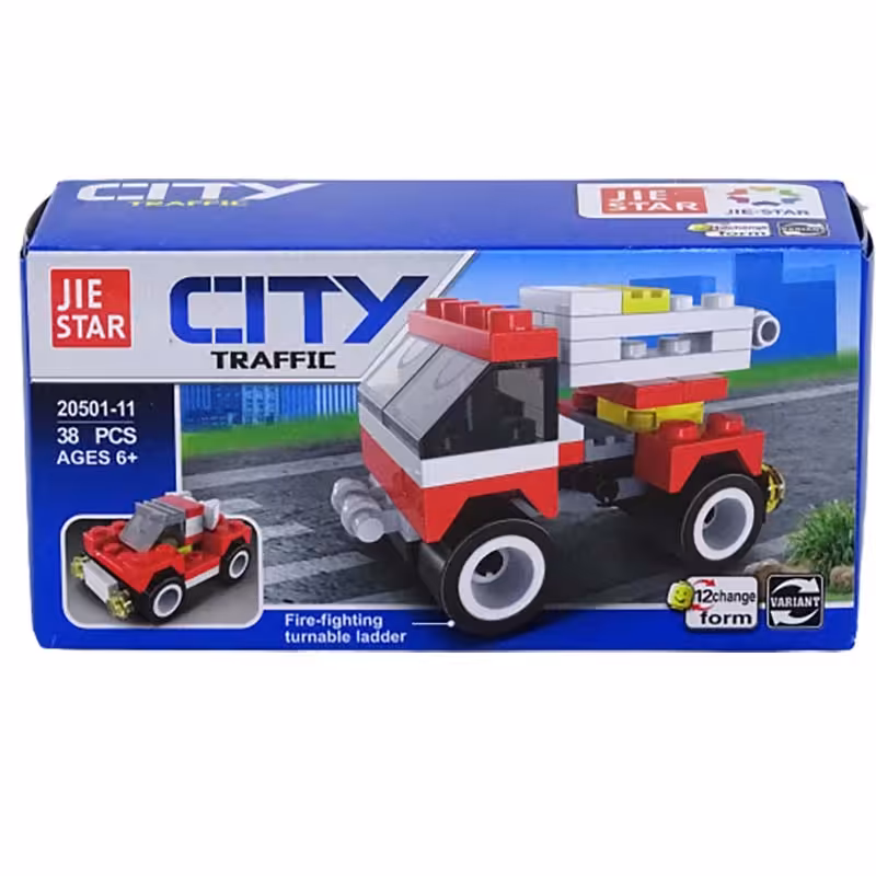 ساختنی ژی استار مدل لگو شهر کد JIE STAR 20501-11