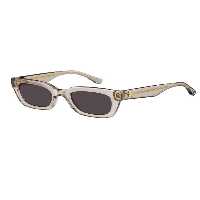 عینک آفتابی صورتی زنانه ارگانیک UV استخوان شیشه ای طراحی S 51 22 Tommy Hilfiger