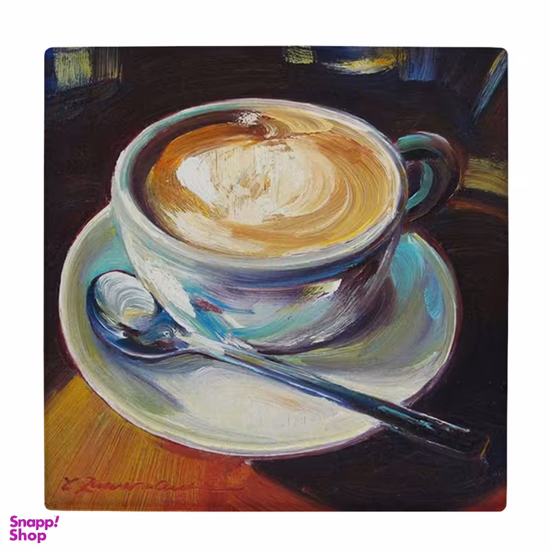 زیر لیوانی طرح کاپوچینو کد 3603631_1469