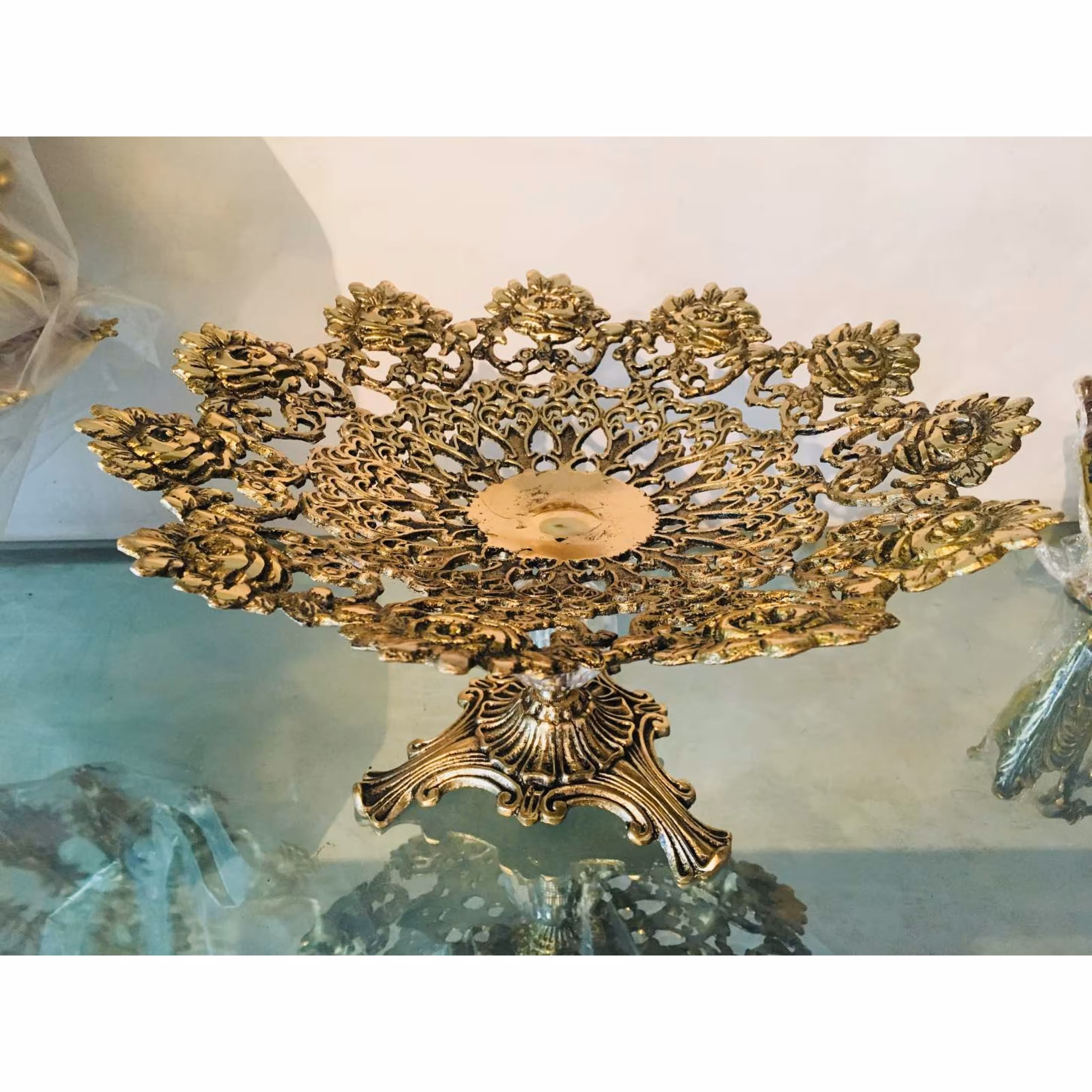 میوه خوری گل رز برنز