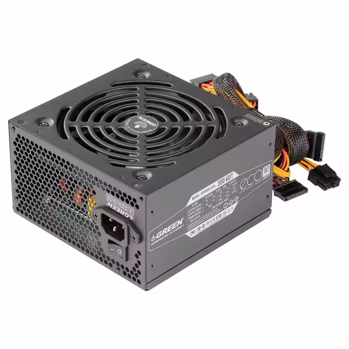 منبع تغذیه کامپیوتر 300 وات گرین مدل GP300A-ECO
