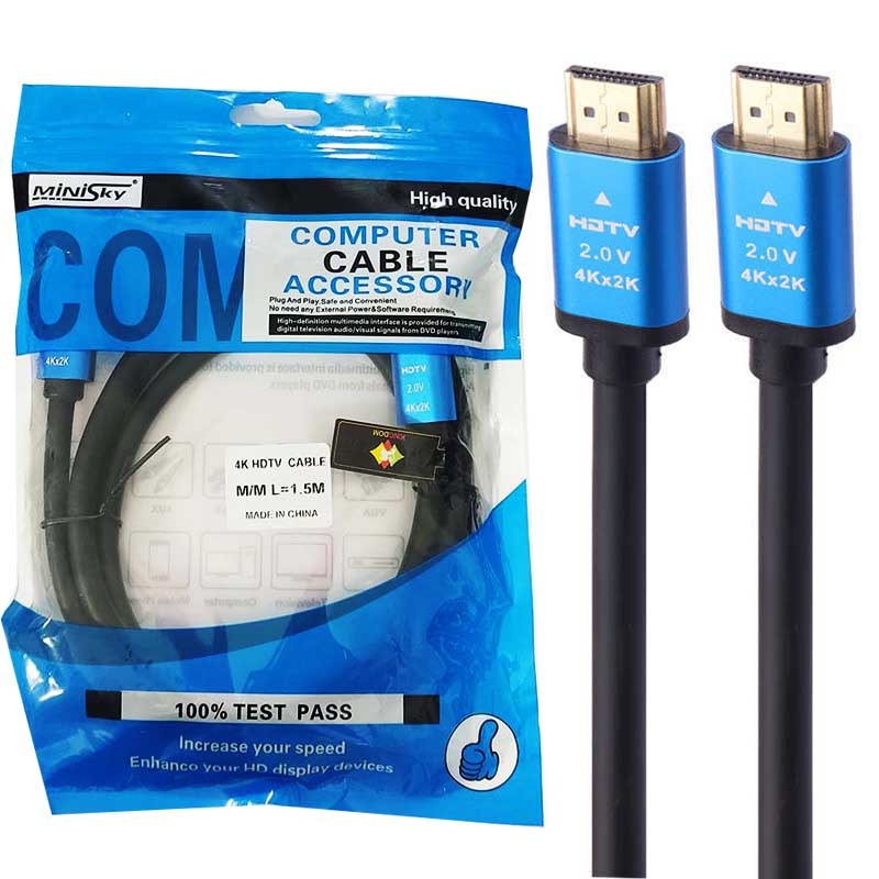  کابل تصویر 3 متری HDMI ورژن 2 کیفیت 4k