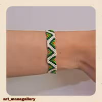 دستبند دوستی  رنگی طرح  آواکادوو 