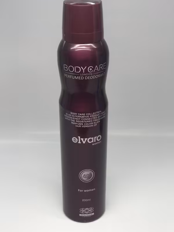 اسپری زنانه بادی کر مدل الوارو حجم 200 میل - Body Care elvaro