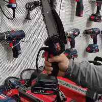 اره زنجیری شارژی 21 ولت براش لس المکس با باتری اضافه