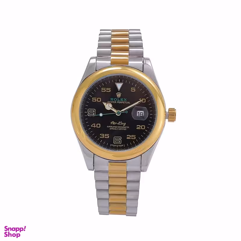 ساعت مچی عقربه ای مردانه طرح رولکس مدل RL0016