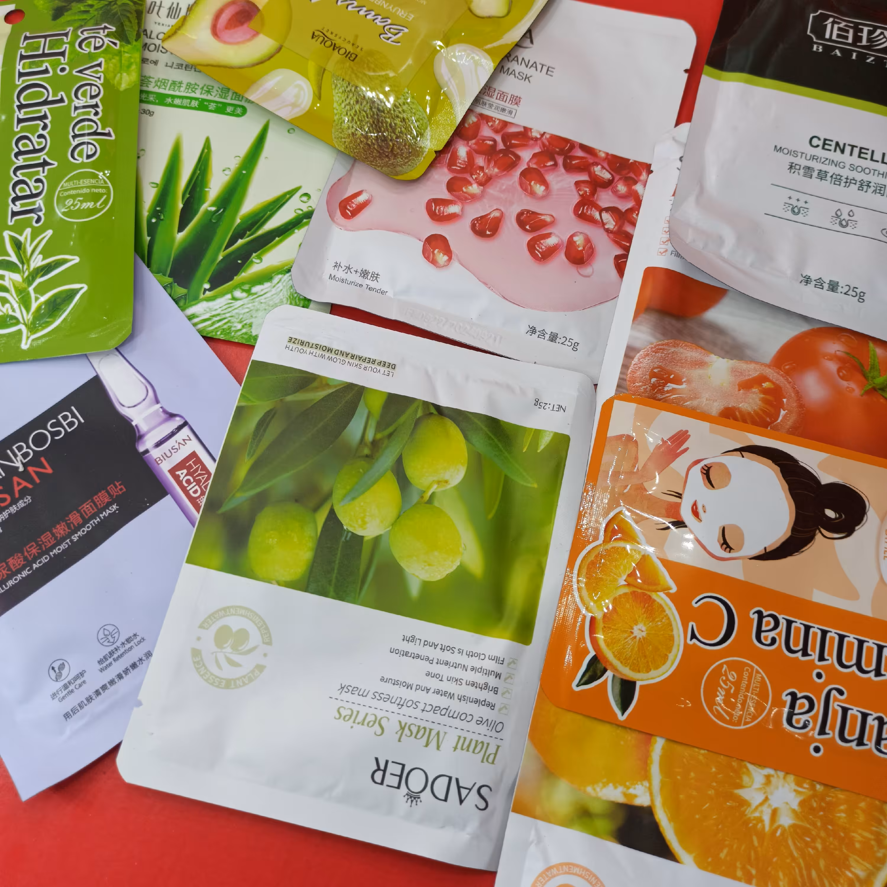 ماسک ورقه ای صورت با خاصیت روشن کنندگی، آبرسانی و ضد چروک