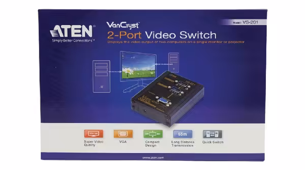 سوئیچ 2 پورت VGA آتن VS201