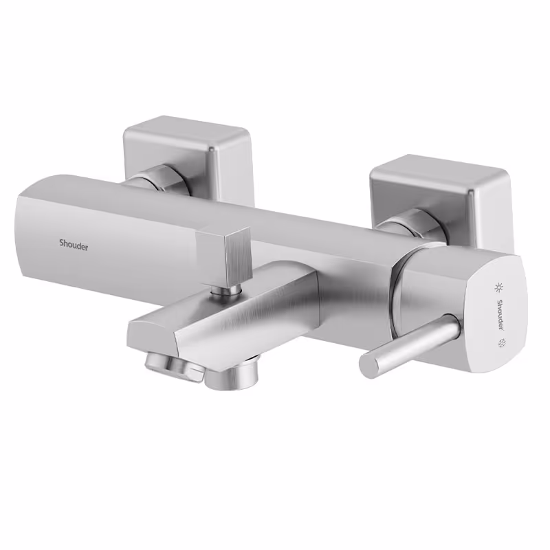 شیر دوش شودر مدل یونیک کروم مات