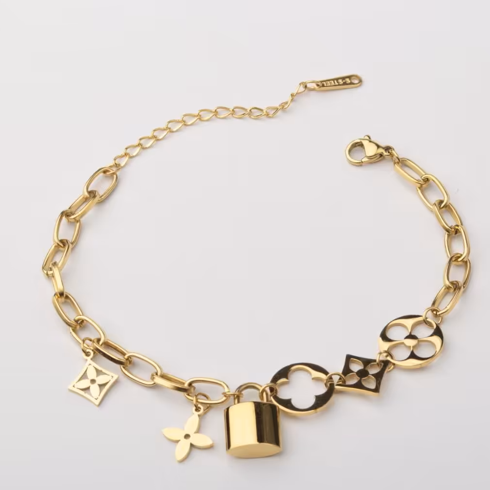 دستبند استیل 316 رنگ ثابت تنوع مدل بالا