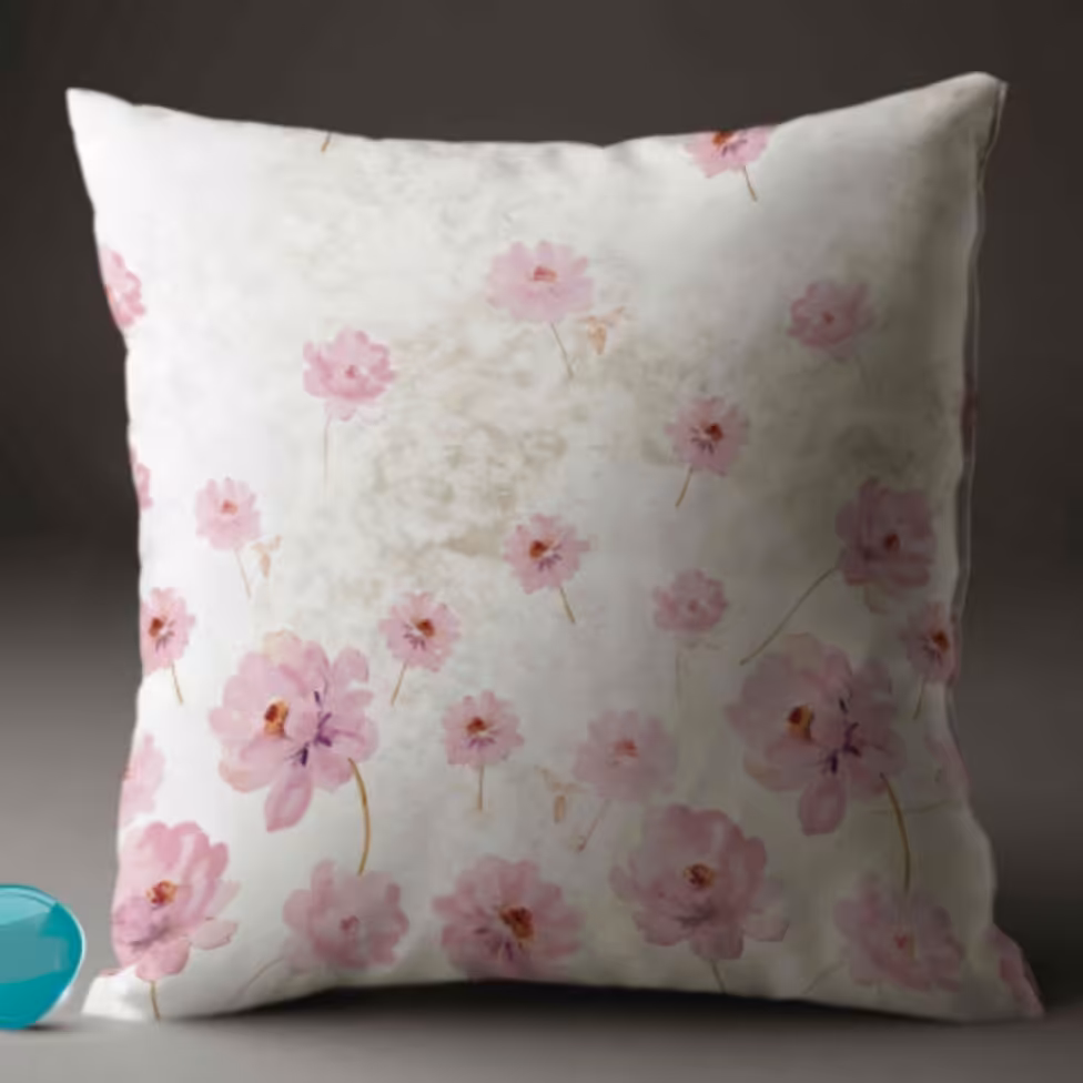 کوسن چاپی طرح گُل کد 2005