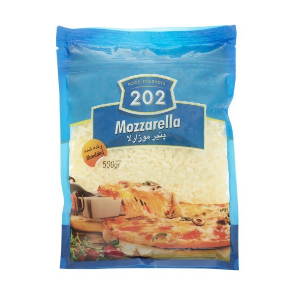 پنیر پیتزا موزارلا 202 وزن 500 گرم | فروشگاه اینترنتی تاتا کالا