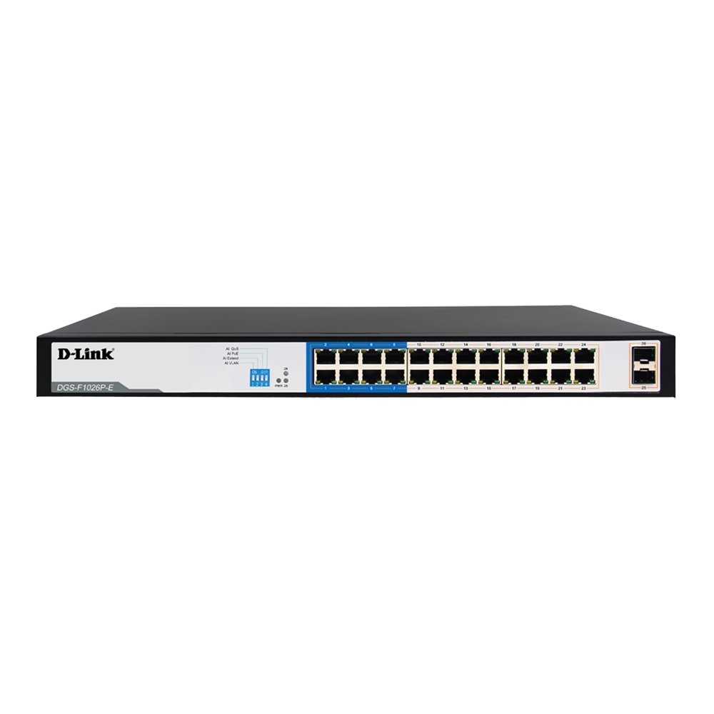 سوییچ 24 پورت دی لینک مدل DGS-F1026P-E9200 - فراز سیستم