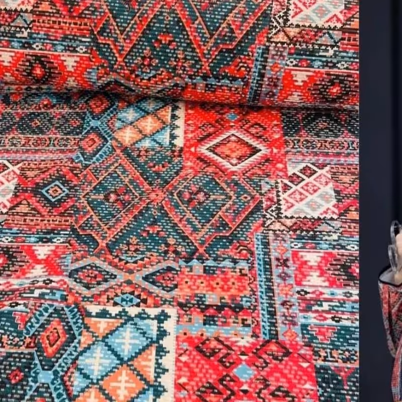 پارچه ژاکارد کوک دوزی 