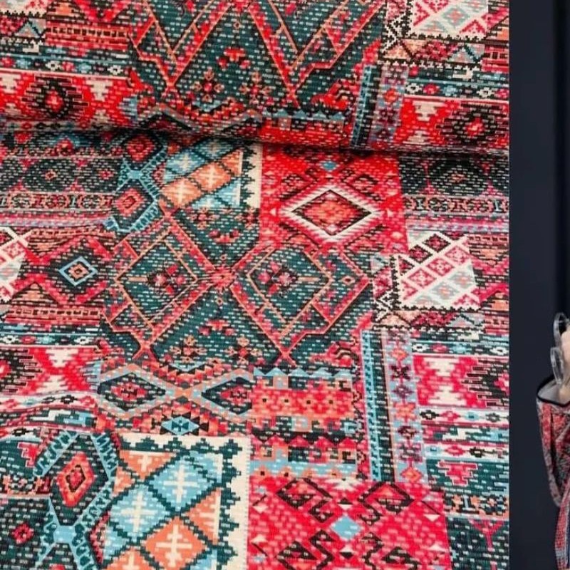 پارچه ژاکارد کوک دوزی