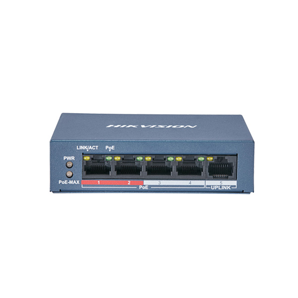فروش و قیمت سوئیچ شبکه DS-3E0105P-E هایک ویژن | ایمن کالا