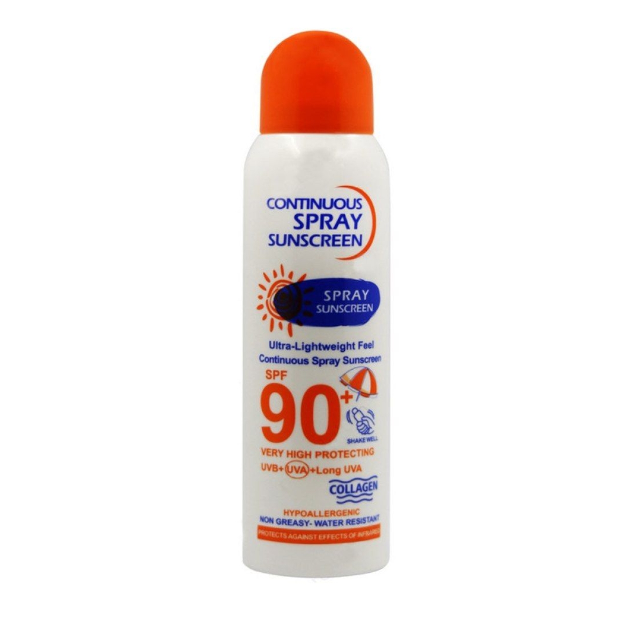 اسپری ضد آفتاب بدون رنگ وکالی مدل SPF90