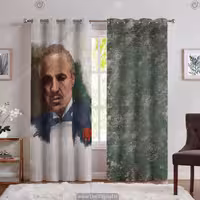 پرده تصویری با طرح گرافیکی پدرخوانده PK-6814
