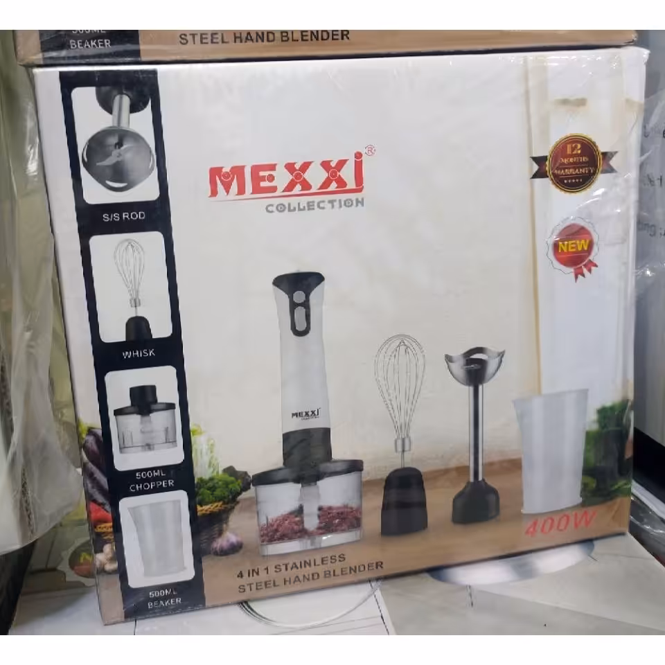 گوشتکوب برقی لاکی 400w چندکاره مکسی MEXXI