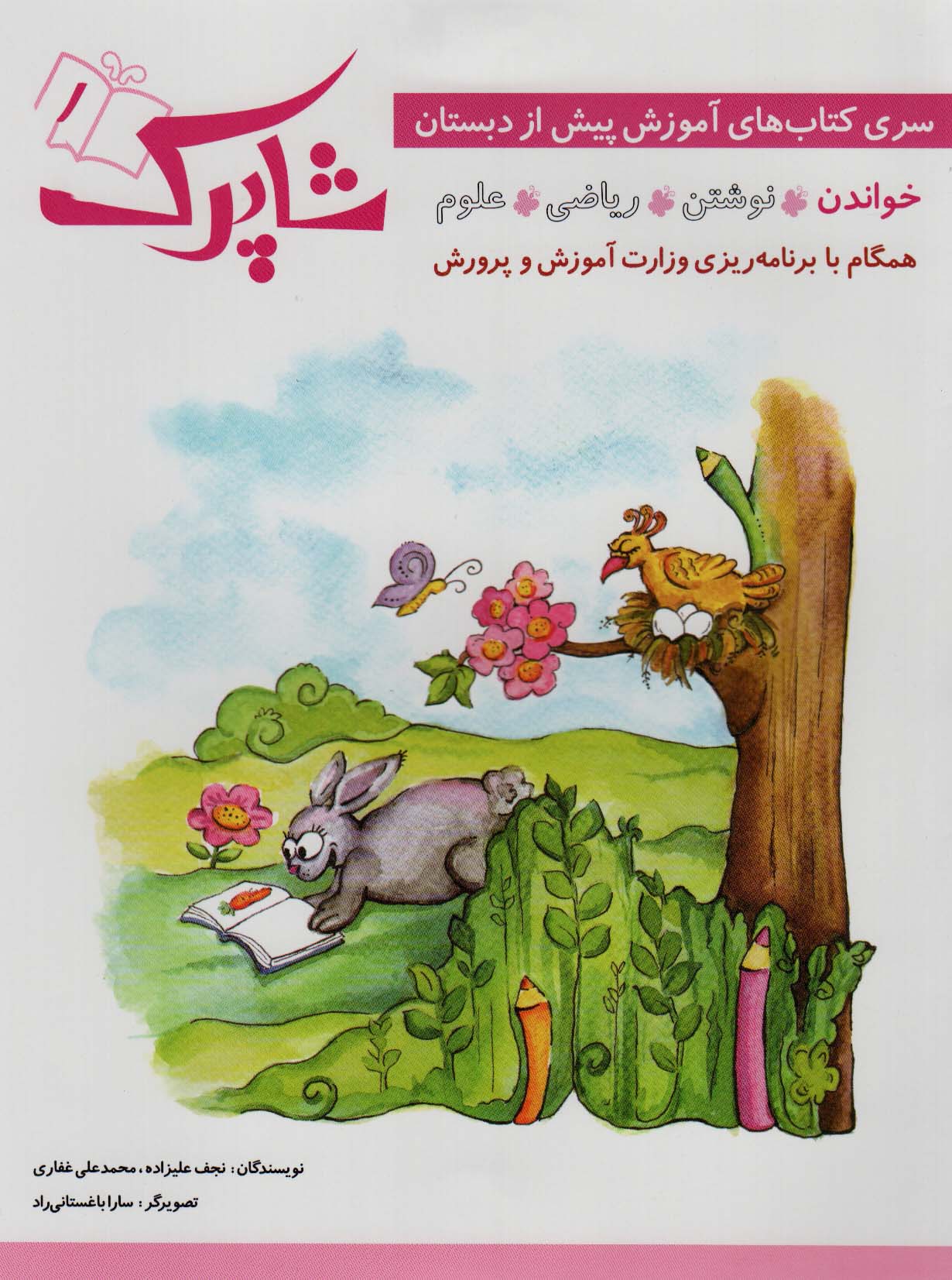 کتاب شاپرک سری کتاب های آموزش پیش از دبستان 5 جلد